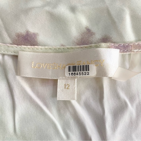 Love Shack Fancy Suniva Slip Dress in 100% Floral Silk Size 12 - Picture 8 of 10
